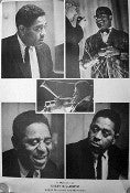 Vintage Poster; Dizzy Gillespie collage - 1950s
